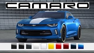 2016 Camaro  Paint Colors [upl. by Sekyere]