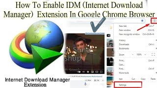 Internet Download Manager Not Working On Google Chrome Youtube  Fix new 2023 [upl. by Leva]