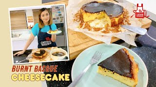 How to Bake Burnt Basque Cheesecake  S3 [upl. by Marelya]