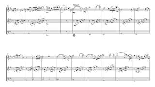 Massenet Thais meditation  String Trio Sheet Music [upl. by Myke561]