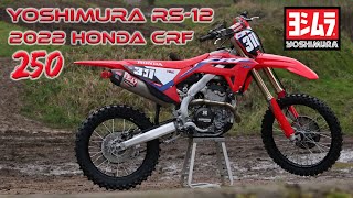 Moto Vlog 61  YOSHIMURA RS12 2022 HONDA CRF 250 INSTALL GUIDE [upl. by Alled483]