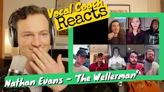 Vocal Coach REACTS  Nathan Evans The Wellerman [upl. by Anillehs957]