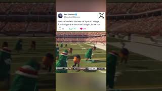 Gamers Reminisce About quotMascot Modequot In NCAA Football Video Game [upl. by Adnilra]