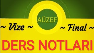 AÜZEF Klavye Kullanımı Ders Notları 17 Ünite AÜZEF Tıbbi Dokümantasyon ve Sekreterlikaüzefnot [upl. by Annahsit524]