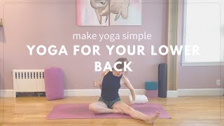 Yoga for your lower back [upl. by Galer]