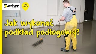 Jak wykonać samopoziomujący podkład podłogowy pod panele płytki lub wykładzinę [upl. by Priscilla]