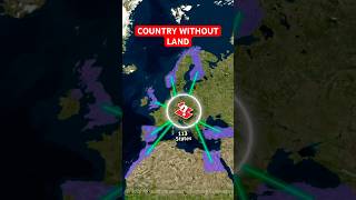 The Secret Country Without Land 🔥 shorts maps facts countries geopolitics history europe [upl. by Akcire]