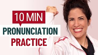 10 MIN English Pronunciation Practice [upl. by Faustina283]