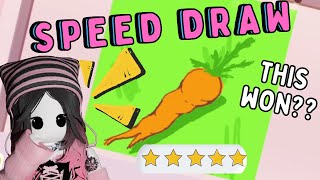 👩🏻‍🎨PEOPLE ACTUALLY VOTED FOR THIS Speed Draw Roblox [upl. by Enelra]