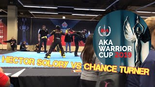 Hector Solory vs Chance Turner AKA Warrior Cup 2019 [upl. by Carol-Jean]