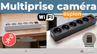 CAMERA ESPION HD SANS FIL WIFI DANS UNE MULTIPRISE SECUTECFR [upl. by Atnim]