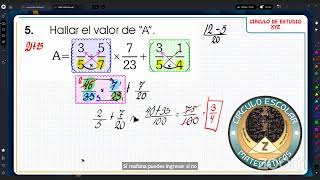 OPERACIONES DE FRACCIONES [upl. by Alexandro]