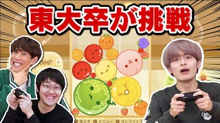 【スイカゲーム】東大卒が流行りのゲームに初めて挑戦したらヤバすぎるスコアが [upl. by Haelak]