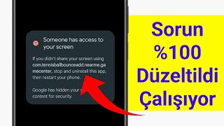 Birisi ekranınıza erişti mesajı sorununu nasıl düzeltebilirim [upl. by Eylrac]