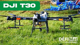 Drone à usage agricole  Présentation du DJI Agras T30  Salon DéfiMat 2024 [upl. by Ttreve496]