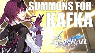 SUMMONS FOR KAFKA The Most Ridiculous Pulls Yet Honkai Star Rail [upl. by Stuart]