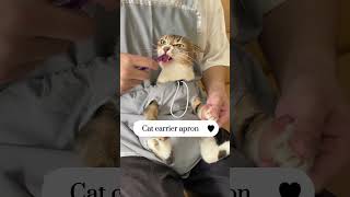 Cat carrier apron Link is on bio or copywwwniopetscom [upl. by Ecnerolf261]