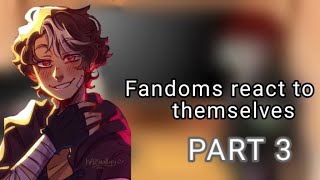 °•Fandoms react to themselves•°Wilbur aliveburRevivedbur3 [upl. by Gati976]