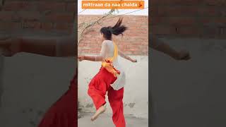 Mittraan da naa chalda💃 vandanainstareels ytshorts explore dance bhangradance [upl. by Hornstein]