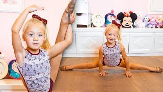 EVERLEIGH TEACHES HER FAVORITE DANCE MOVES 5 year old instructor [upl. by Aicel]