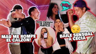 MAU Y KARLA SE PELEAN POR CULPA DE CECIA 😡 RETO DE LA BOTELLA FT Cesar Pantoja y Carol Castro [upl. by Cattima326]