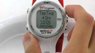 Easygreen WR67 GPS Golf Watch Tutorial [upl. by Eiddet]