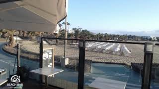 Webcam Lanzarote  Live Stream from the Beachbar in Costa Teguise [upl. by Ieluuk]