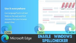 How to Enable Windows Spellchecker in Chromium Version of Microsoft Edge [upl. by Ailet740]