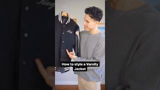 How To Style a Varsity Jacket 🔥varsityjacket varsity fashion outfitideas [upl. by Ynots]