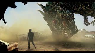 Transformers The Last Knight  Grimlock Scenes [upl. by Kcirej839]