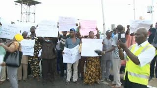 Newsflash Nigeria Airways ExStaff Protest Aviation This Week [upl. by Issi]