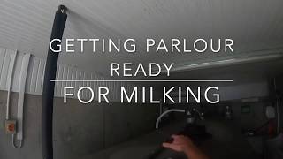 How we setup our Delaval parlour for milking [upl. by Fries]