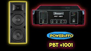 Power amplifier stranger PBT 1001 3 top box 250 wett 3 topp 2024 power videos DJ [upl. by Mistrot]