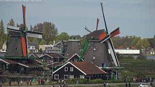 WebCamNL  dezaanseschansnl  live ultraHD Pan Tilt Zoom camera Zaanse Schans [upl. by Levan]