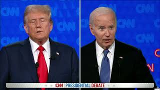 Trump Biden Debate golf handicap 6 27 24 [upl. by Atnuahsal667]