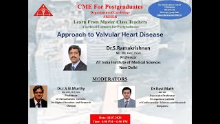 Approach to Valvular Heart Disease by DrSRamakrishnan  CME Talk 01 18072020 [upl. by Eelrac]