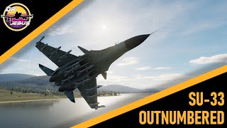 Outnumbered Su33  Contention DCS Server [upl. by Sanoj]