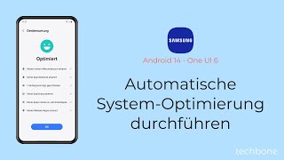 Automatische SystemOptimierung durchführen  Samsung Android 14  One UI 6 [upl. by Appledorf]