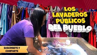 Lavando ropa A MANO EN LOS LAVADEROS PÚBLICOS  Youtubero Salvadoreño [upl. by Adnav]