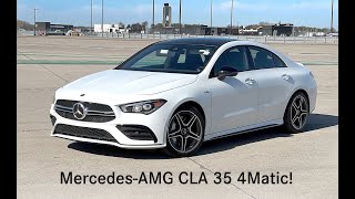 Essai de la MercedesAMG CLA 35 4Matic par Benoit Charrette  l’Annuel de l’Automobile [upl. by Aicssej]