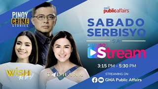 Kapuso Stream TADHANA WISH KO LANG PINOY CRIME STORIES  LIVESTREAM  July 20 2024 [upl. by Estrin]