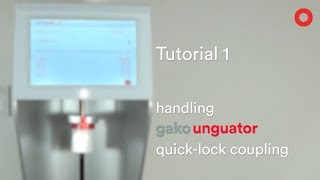 Tutorial 1  handling gako unguator quicklock coupling [upl. by Jaimie829]