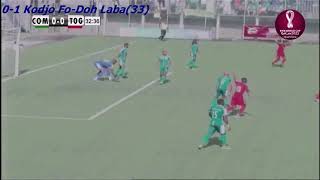 QWC 2022 Comoros vs Togo 11 06092019 [upl. by Naujled]