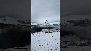 Matterhorn in Swiss Alps View from top of Gornergrat railway Zermatt Switzerland Mountains [upl. by Asirral]