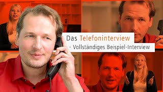 Das Telefoninterview  Vollständiges BeispielInterview  JobwareTV [upl. by Blackburn561]