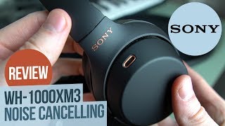 Sony WH1000XM3 Noise Cancelling Headphones Review  microphone test [upl. by Harpp]