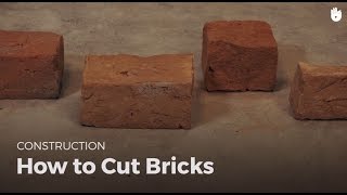 How to Cut Bricks  Masonry [upl. by Kendrah]