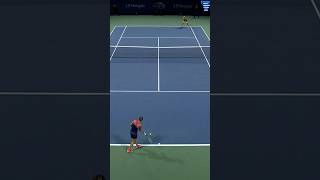 Underarm serve on match point goes WRONG 😱 [upl. by Annahpos570]