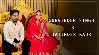 GURVINDER SINGH amp JATINDER KAUR  LIVE WEDDING  MADAAN PHOTOGRAPHY  9802078000 [upl. by Htyderem]