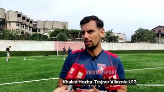 Khaled Hoxha trajner i Vllaznia U13 flet pas fitores me Laçin U13 Superliga e moshave java e parë [upl. by Rumney]